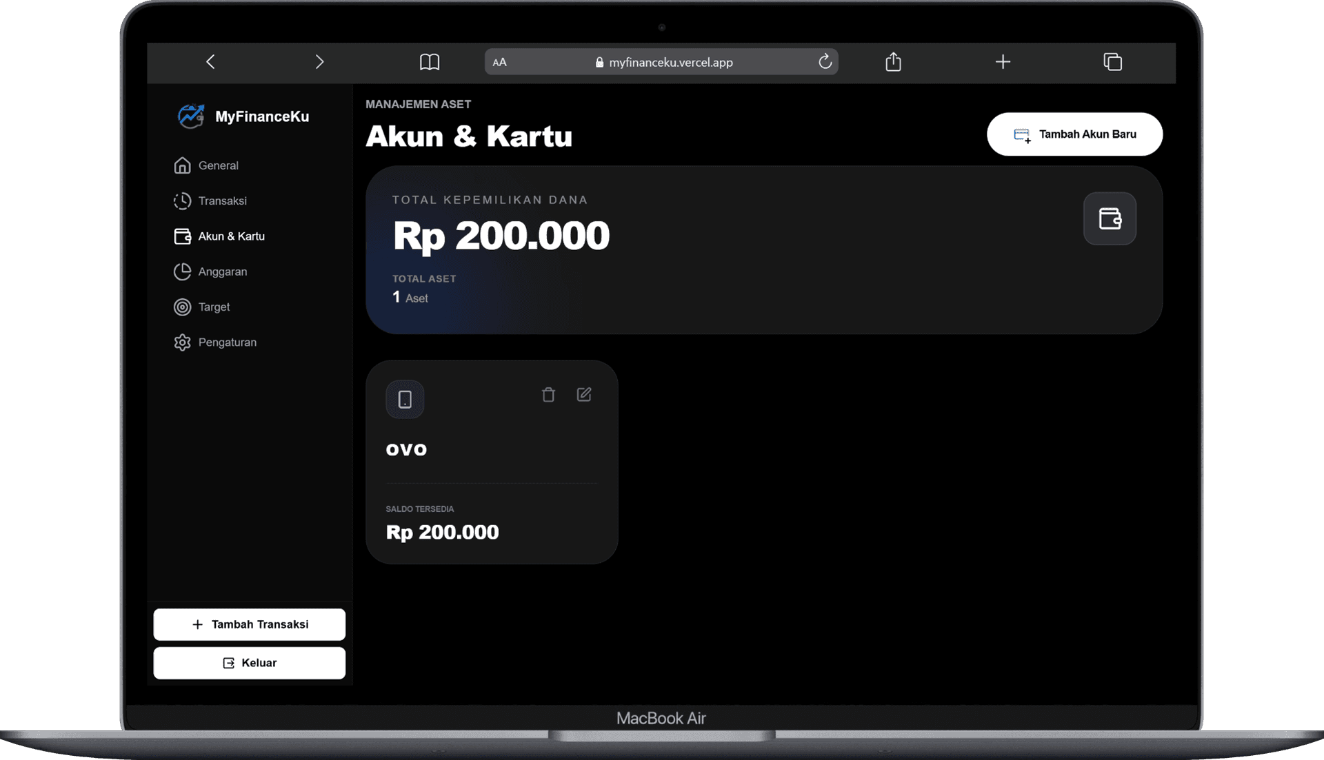 Dashboard Mockup